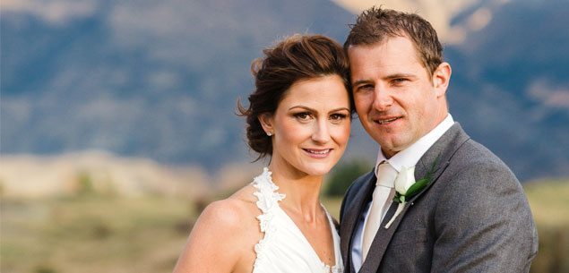 All Black Nick Evans’ winter wedding in Queenstown